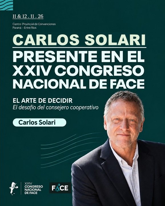 Carlos Solari, orador del XXIV Congreso Nacional de FACE